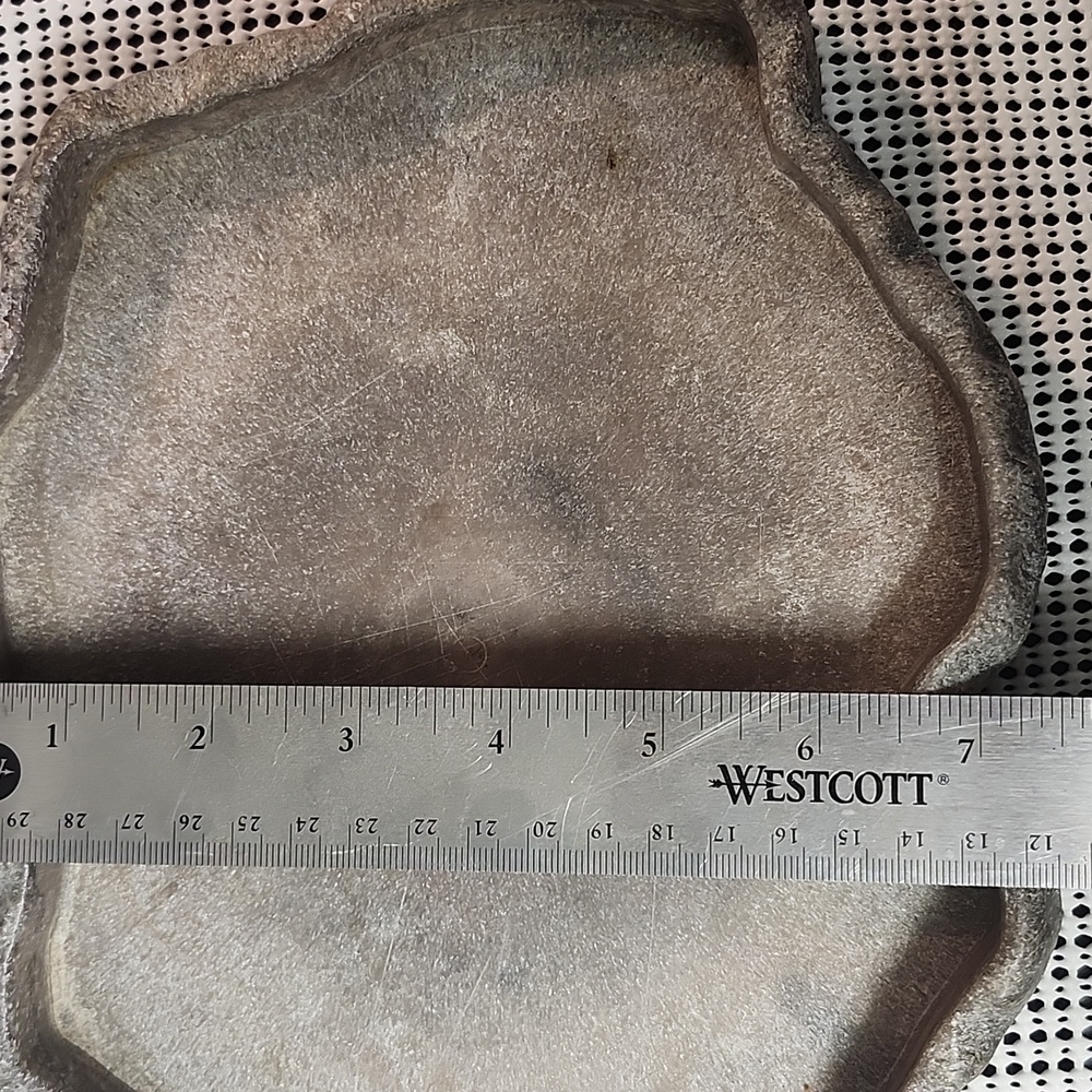Gray Textured Stone Tray - Picture 3 of 3
